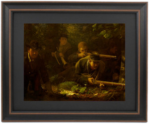 Framed The Moment of Decision by Julian Scott Framed The Moment of Decision by Julian Scott