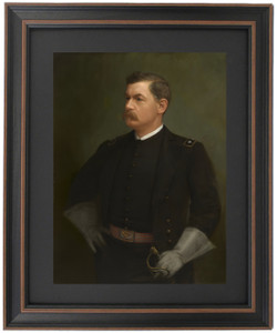 Framed George Brinton McClellan by Julian Scott Framed George Brinton McClellan by Julian Scott