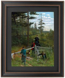 Framed Union Vanguard by Julian Scott Framed Union Vanguard by Julian Scott