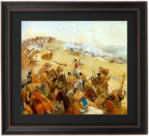 Framed Custer’s Last Stand by Gayle Porter Hoskins Framed Custer’s Last Stand by Gayle Porter Hoskins