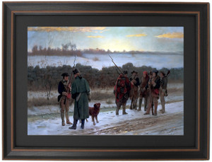 Framed First Instruction in Guard Duty by Julian Scott Framed First Instruction in Guard Duty by Julian Scott