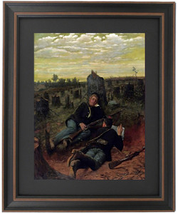 Framed Reading News by Julian Scott Framed Reading News by Julian Scott