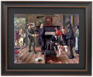 Framed Leaving Home by William Gilbert Gaul Framed Leaving Home by William Gilbert Gaul
