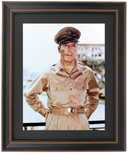 Framed General Douglas MacArthur, Manila 1945 Framed General Douglas MacArthur, Manila 1945