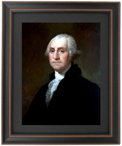 Framed Portrait of George Washington by Rembrandt Peale, Circa 1795 Framed Portrait of George Washington by Rembrandt Peale, Circa 1795