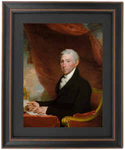 Framed Portrait of James Monroe by Gilbert Stuart Framed Portrait of James Monroe by Gilbert Stuart