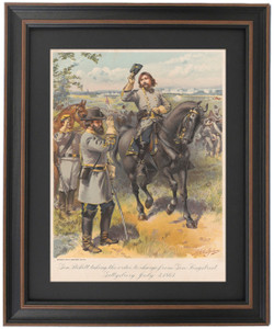 General Pickett Taking the Order to Charge from General Longstreet, Gettysburg, July 3, 1864 by Henry Alexander Ogden General Pickett Taking the Order to Charge from General Longstreet, Gettysburg, July 3, 1864 by Henry Alexander Ogden