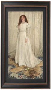 Framed The White Girl, Symphony in White No. 1, by James McNeill Whistler Framed The White Girl, Symphony in White No. 1, by James McNeill Whistler
