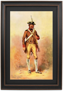 Framed Private, 4th Connecticut Regiment of the Continental Army by Charles M. Lefferts Framed Private, 4th Connecticut Regiment of the Continental Army by Charles M. Lefferts