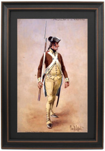 Framed Sergeant, 4th Company, 1st Pennsylvania Battalion 1775 by Charles M. Lefferts Framed Sergeant, 4th Company, 1st Pennsylvania Battalion 1775 by Charles M. Lefferts