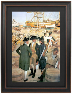 Framed Second Embarkation, New London, 1776 by Hugh Charles McBarron Framed Second Embarkation, New London, 1776 by Hugh Charles McBarron