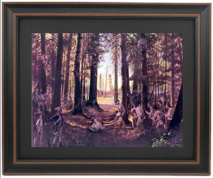 Framed Riflemen at Saratoga by Hugh Charles McBarron Framed Riflemen at Saratoga by Hugh Charles McBarron