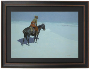 Framed The Scout (Friends or Foes?) by Frederic Remington Framed The Scout (Friends or Foes?) by Frederic Remington