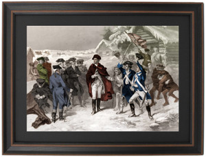 Framed Washington and the Committee of Congress at Valley Forge, 1777 by W. H. Powell Framed Washington and the Committee of Congress at Valley Forge, 1777 by W. H. Powell
