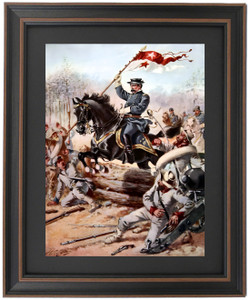 General Sheridan at the Battle of Five Forks Virginia by Henry Alexander Ogden General Sheridan at the Battle of Five Forks Virginia by Henry Alexander Ogden