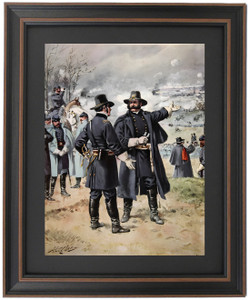 Framed General Burnside at the Battle of Fredericksburg, 1862 by Henry Alexander Ogden Framed General Burnside at the Battle of Fredericksburg, 1862 by Henry Alexander Ogden