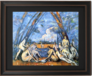 Framed Large Bathers by Paul Cezanne’s Framed Large Bathers by Paul Cezanne’s