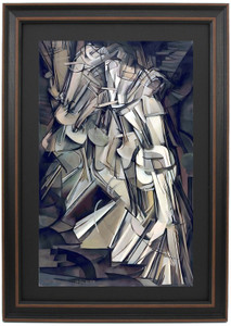 Framed Nude Descending A Staircase, No. 2 by Marcel Duchamp Framed Nude Descending A Staircase, No. 2 by Marcel Duchamp