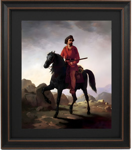 Framed Kit Carson by William Tylee Ranney Framed Kit Carson by William Tylee Ranney