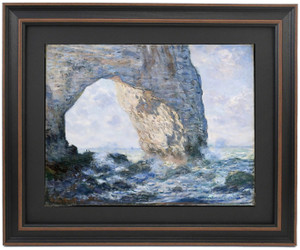 FramedThe Manneporte (Etretat) by Claude Monet FramedThe Manneporte (Etretat) by Claude Monet