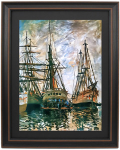 Boats on Repair by Claude Monet Boats on Repair by Claude Monet