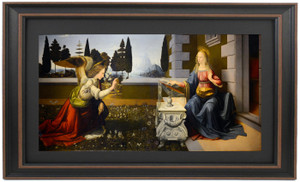 Framed Annunciation by Leonardo Da Vinci Framed Annunciation by Leonardo Da Vinci