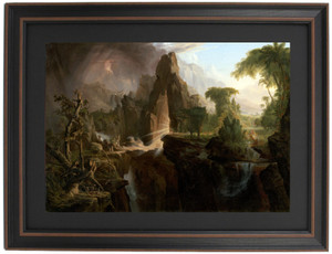 Framed Expulsion from the Garden of Eden by Thomas Cole Framed Expulsion from the Garden of Eden by Thomas Cole