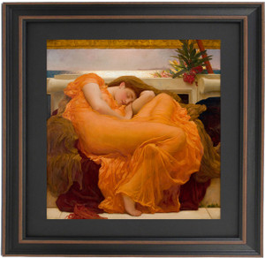 Framed Flaming June by Frederic Leighton Framed Flaming June by Frederic Leighton