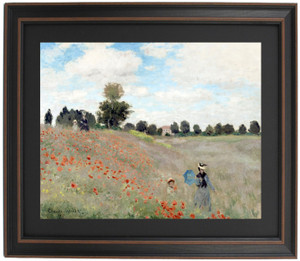 Framed Poppies at Argenteuil by Claude Monet Framed Poppies at Argenteuil by Claude Monet