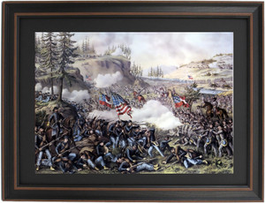 Framed The Battle of Chickamauga by Kurz and Allison Framed The Battle of Chickamauga by Kurz and Allison