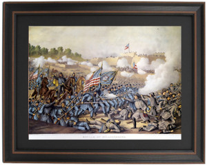 Framed The Battle of Williamsburg by Kurz and Allison Framed The Battle of Williamsburg by Kurz and Allison