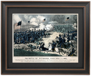 The Battle of Pittsburg Tenn. April 7th 1862 by Currier and Ives The Battle of Pittsburg Tenn. April 7th 1862 by Currier and Ives