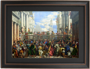 Framed The Wedding At Cana by Paolo Veronese