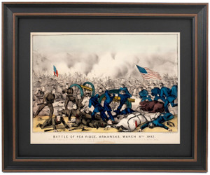 Battle of Pea Ridge, Arkansas, March 8th, 1862 by Currier and Ives Battle of Pea Ridge, Arkansas, March 8th, 1862 by Currier and Ives