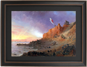 Evening Gun, Fort Sumter by Conrad Wise Chapman & John Gadsby Chapman Evening Gun, Fort Sumter by Conrad Wise Chapman & John Gadsby Chapman