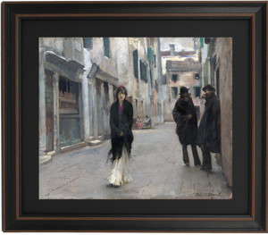Framed Street in Venice by John Singer Sargent Framed Street in Venice by John Singer Sargent