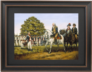 To Execute the Laws of the Union by Donna Neary framed in solid wood with a black mat.