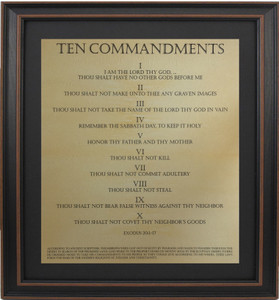 Ten Commandments Ten Commandments
