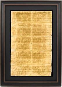 Page One of the Second Draft of the Declaration Sent  to Richard Henry Lee by Thomas Jefferson