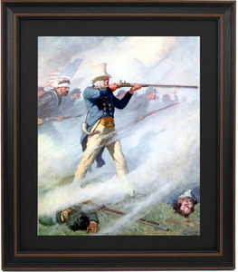 Framed John Burns of  Gettysburg by N.C. Wyeth