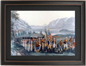 George Washington Accepts the Surrender of British General Cornwallis by Jean Zuber