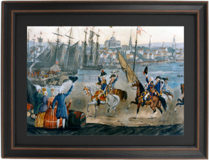 George Washington Triumphantly Entering Boston