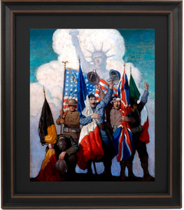 The Victorious Allies by N.C Wyeth