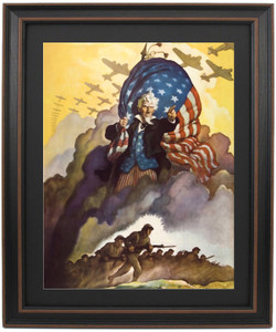 Uncle Sam, Buy War Bonds by N.C. Wyeth