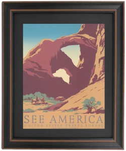 See America - Arches National Park Poster by Frank S. Nicholson
