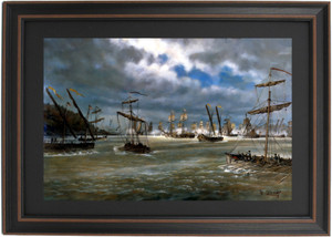 The Battle of Valcour Island by V. Zveg