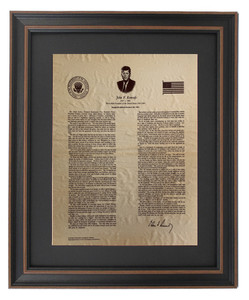 JFK Inaugural Address and Portrait JFK Inaugural Address and Portrait