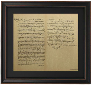 Framed Virginia Resolution of Independence Framed Virginia Resolution of Independence