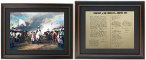 Lord Cornwallis Surrender and Surrender Letter Set