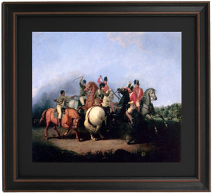 Framed Battle of Cowpens by William Ranney Framed Battle of Cowpens by William Ranney